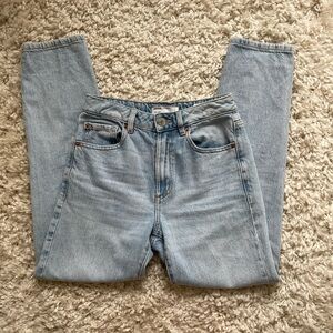 Garage Mom Light Blue High Waisted Jeans